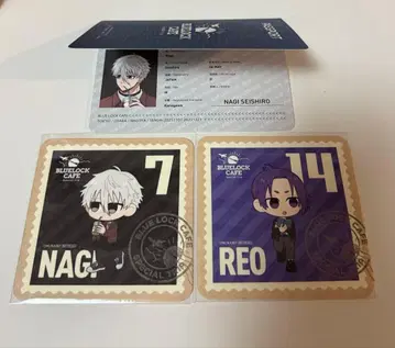 블루 록 카페 여권 코스터 나기 세이시로 미카게 레오