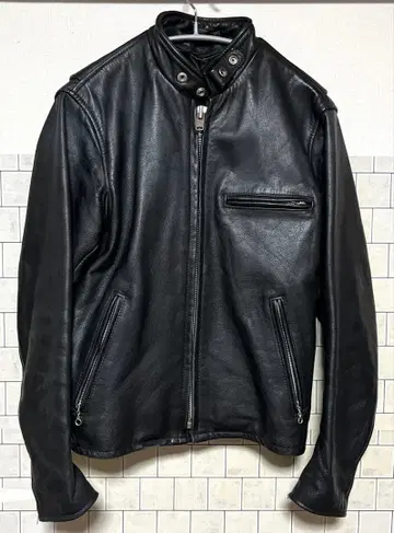 소가죽 가죽 싱글 라이더 자켓 구제 의류