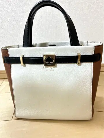 케이트 스페이드 핸드백 2way 백 화이트/브라운