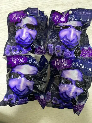 파랑 도깨비 목욕 공 4개 세트 모리 판타지 한정판 이온