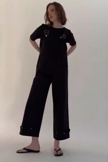 willfully 서스펜더 올인원 블랙