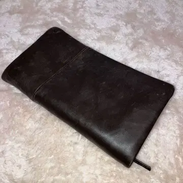 [ 미사용품 ] Makuake 리메이크 가죽 멀티 백 브라운