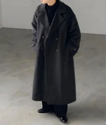 epnok 2way 체스터 코트 차콜 그레이