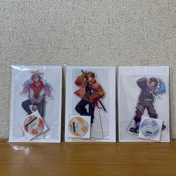 GIGO 한정판 CrazyRaccoon 빅 아크릴 스탠드 3종 세트