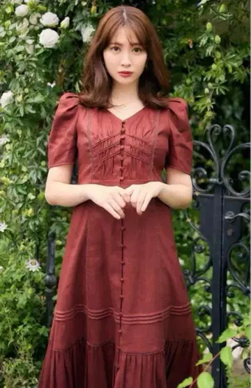 herlipto 타임 애프터 타임 스캘럽 드레스