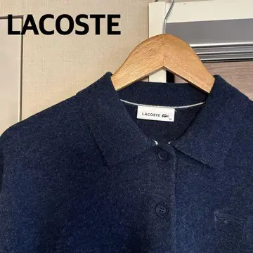 [ 레어 ] LACOSTE 라코스테 폴로 니트 네이비