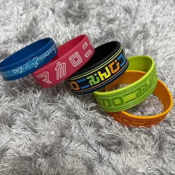 마카로니 연필 러버 밴드 5색 세트