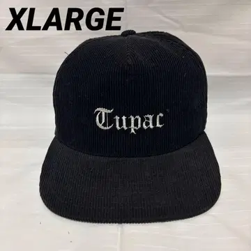 XLARGE 2PAC 코듀로이 캡 블랙
