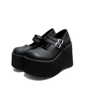 Demonia 블랙 플랫폼 신발