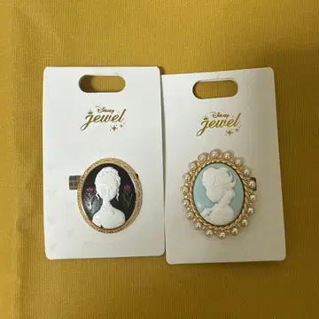 라스트 디즈니 아나와 눈의 여왕 브로치 코사지 엘사 아나 두 개