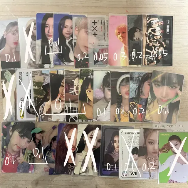 에스파,뉴진스,방탄,투바투,예나 등 포카 팔아용