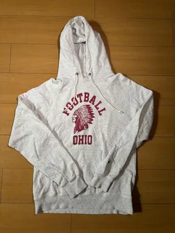 Champion 풋볼 오하이오 후드티 후디 라이트 그레이