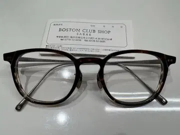 BOSTON CLUB 클래식 안경 블랙 사사 골드
