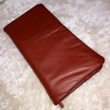 [ 미사용품 ] Makuake 리메이크 가죽 멀티 백 레드 퍼플