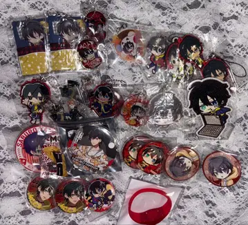 야마다 사부로 아크릴 키링 캔뱃지 세트