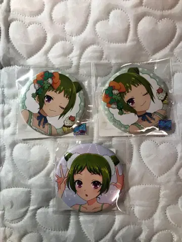 프리티 리듬 레인보우 라이브 RL 스크래치 복권 캔뱃지 와카나