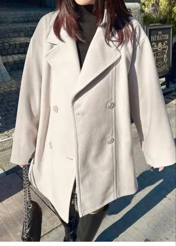 미사용 새상품 INGNI W 코쿤 코트 그레이지