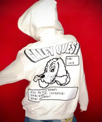 GALFY-갈쿠에 지퍼 후드티 L 사이즈