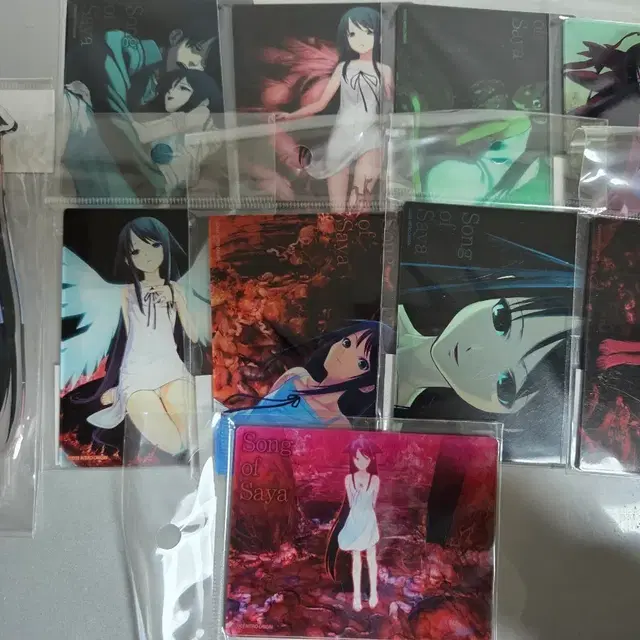 사야의 노래 고전 미소녀 아크릴 스탠드 카드