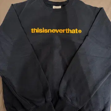 thisisneverthat 네이비 맨투맨 M