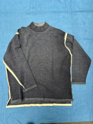 y's for men 모크넥 니트 48 네이비