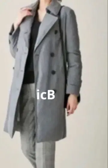 icB 심리스 다운 코트