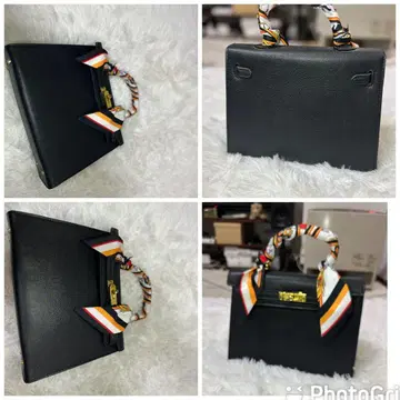 엘레강트한 블랙 토트백