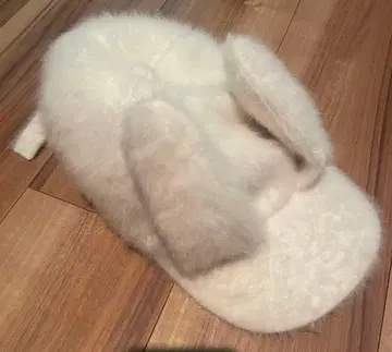 #FR2 퍼 캡 토끼 토끼 귀 모자 햇 캡 화이트 화이트