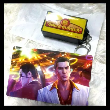 용과 같이 키류 카즈마 마지마 고로 간판 키링 전화카드풍 굿즈