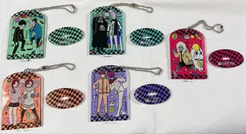 단다단 스탠드 포함 아크릴 키링 5종 세트