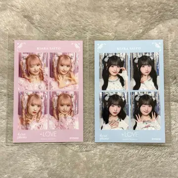 =LOVE 사이토 키아라 4컷 사진 vol.1&vol.2