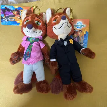 닉 와일드 봉제 인형 키링 키체인 포멀 외 주토피아 2