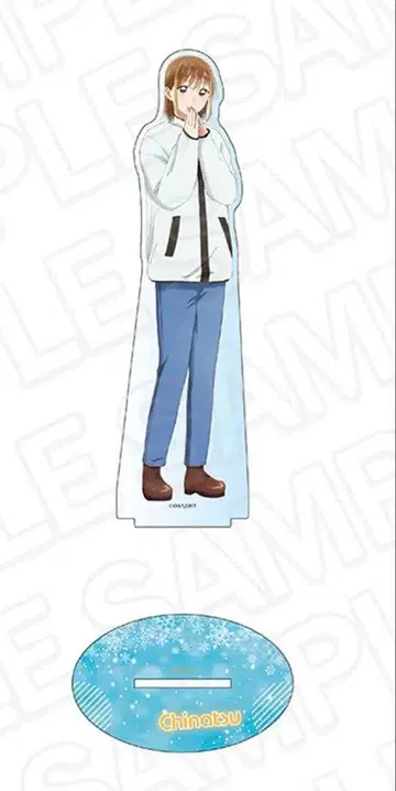 푸른상자 아크릴 스탠드 카노 치나츠 겨울 사복