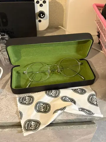 Zoff 클리어 렌즈 안경 케이스 포함