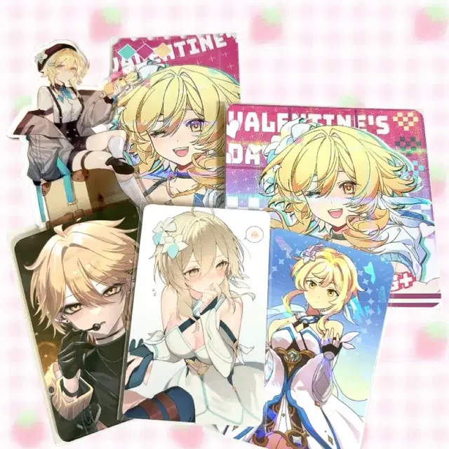 원신 루미네 여행자 아이테르 포카 아크릴스탠드 티켓 세트