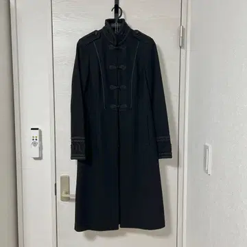 ZARA 자수 차이나 롱 코트