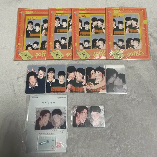 원투텐 아크릴 스탠드 110 필름 패키지 포카 포토카드