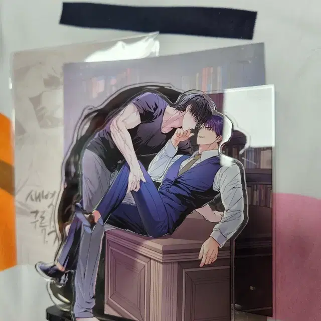 새벽 구름 강 새구강 아크릴 스탠드 개봉 엽서포함