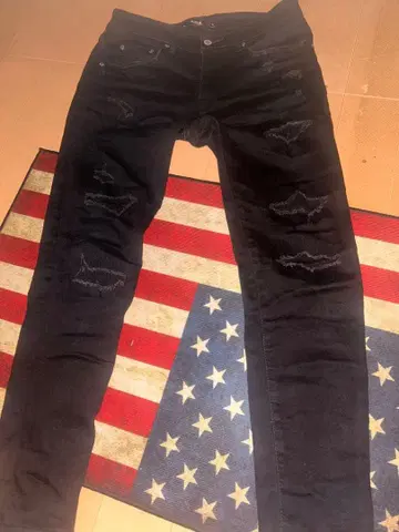 AZUL by MOUSSY 스키니 데님 블랙 M