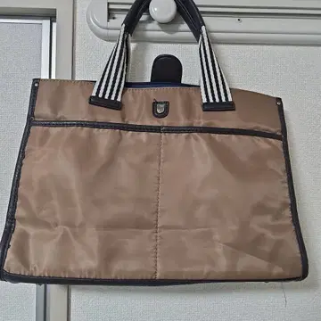 나일론 비즈니스 백 베이지