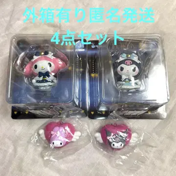 해피 복권 피규어 마이멜로디 쿠로미 세트 덤 포함