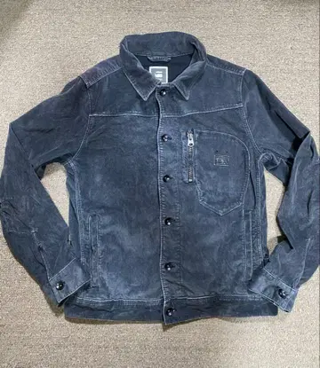 지스타 로우 다크 그레이 코듀로이 자켓