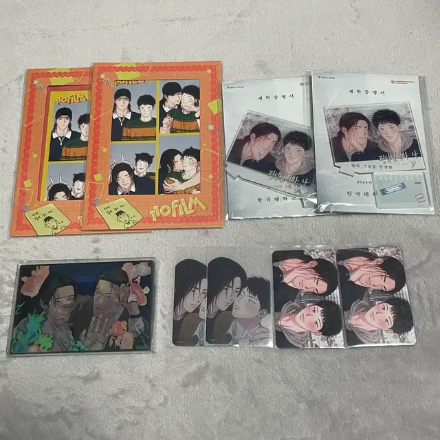 주의 평화 아크릴 블록 원투텐 아크릴 스탠드 110 필름 패키지 포카