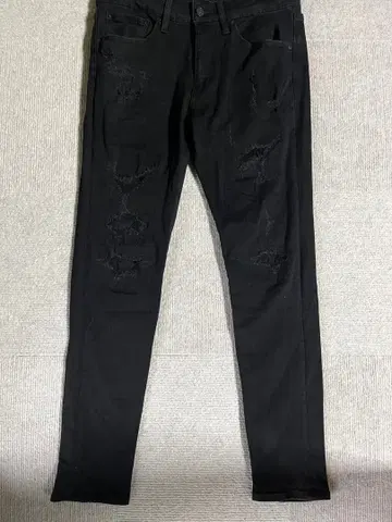 AZUL by moussy 스키니 데님 블랙