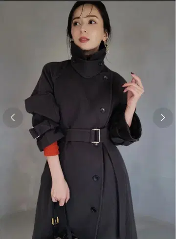 anuans 울 트렌치코트