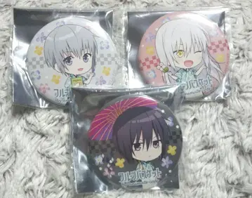 후르츠 바스켓 애니카페 캔뱃지 유키, 아야메, 아키토