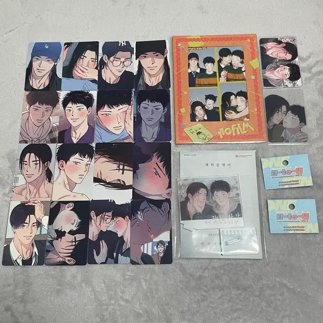 원투텐 아크릴 스탠드 110 필름 패키지 컬렉션 포카 포토카드 컬포