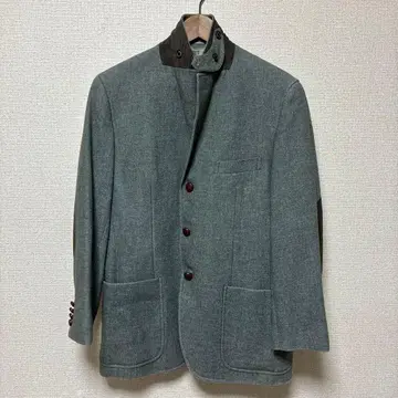 아쿠아스큐텀 그레이 테일러드 자켓 헌팅 자켓