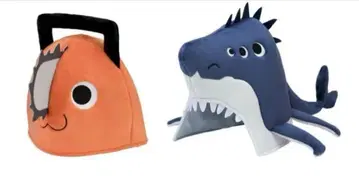 체인소 맨 레제 편 프리미엄 봉제 인형 모자 포치타 빔 세트