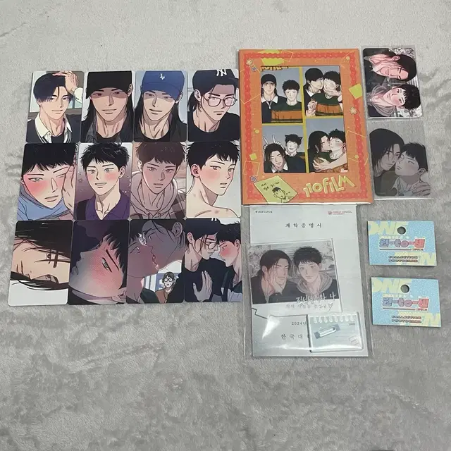 원투텐 아크릴 스탠드 110 필름 패키지 컬렉션 포카 포토카드 컬포